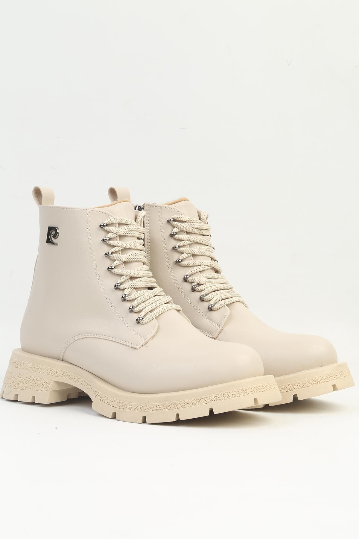Pierre Cardin-® |   PC-54193 - حذاء نسائي كريمي 2