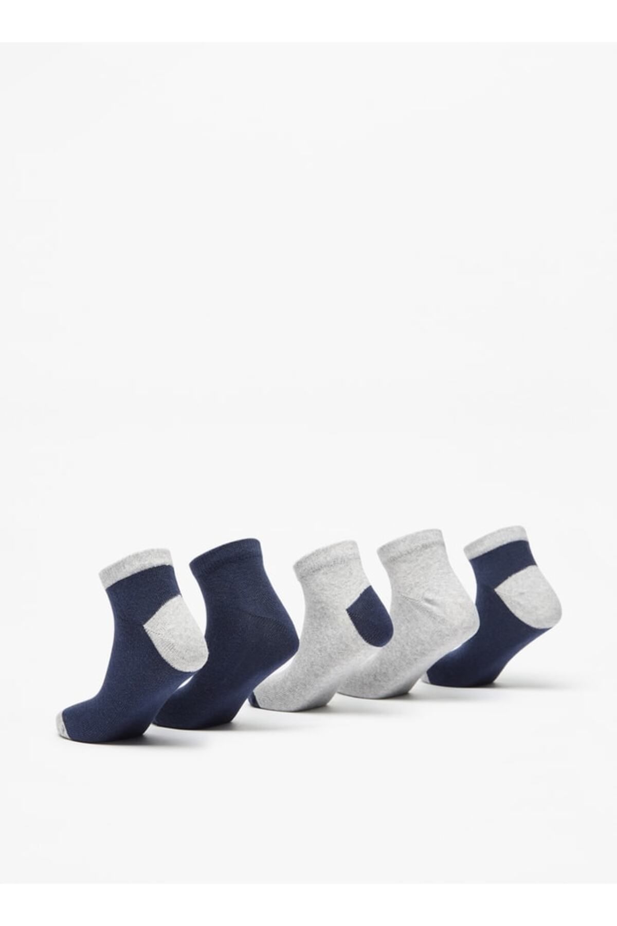 LBL by Shoexpress-Assorted Ankle Length Socks - Set of 5 3