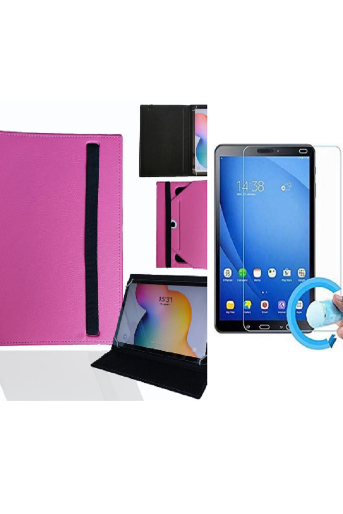 ZDN Case-Lenovo 8" Mtk Tablet - Compatible Stand and Nano Screen Protector Case 2