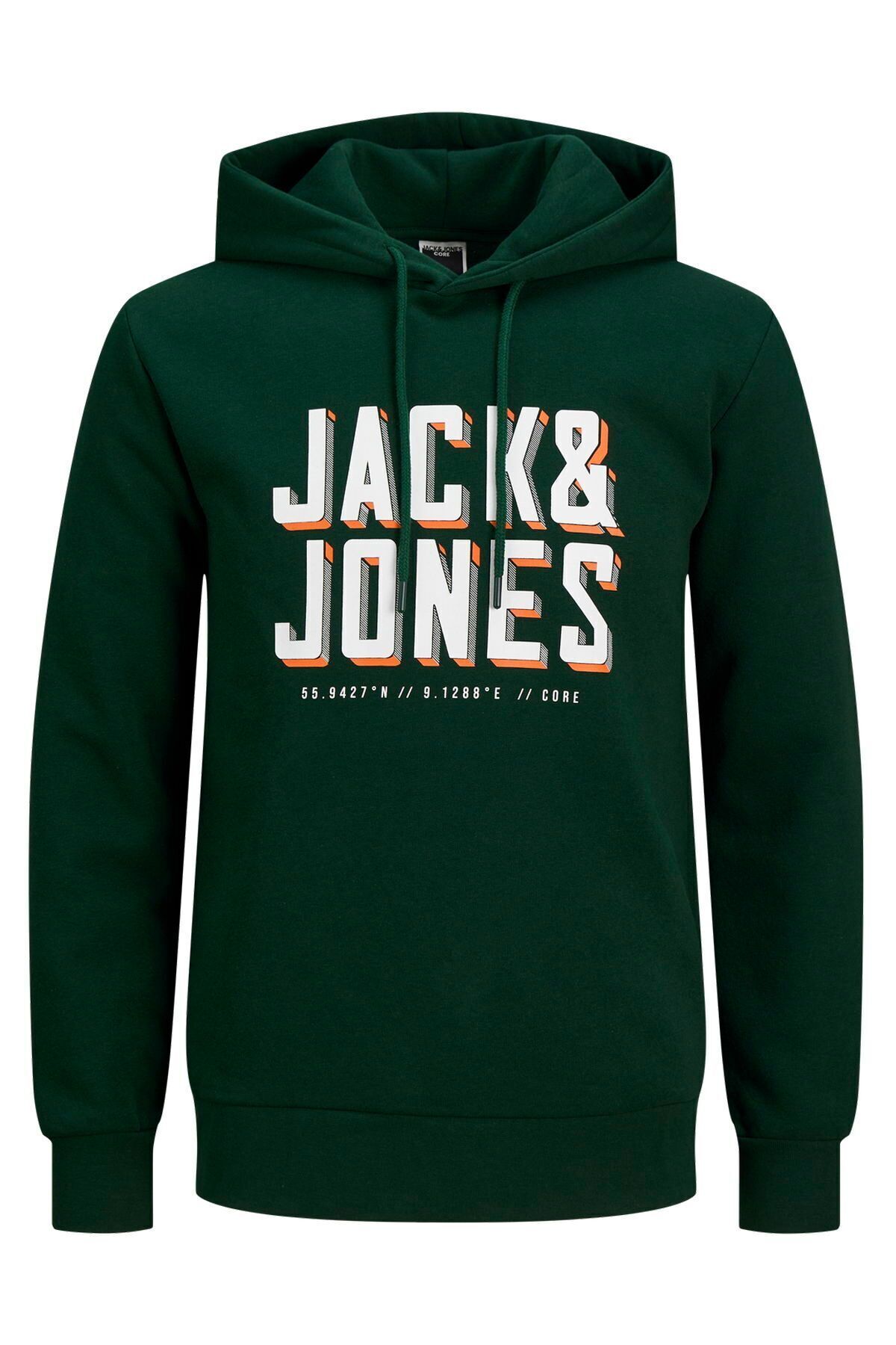 سویشرت مردانه سبز جک اند جونز | 12271478 اورجینال - تصویر 4