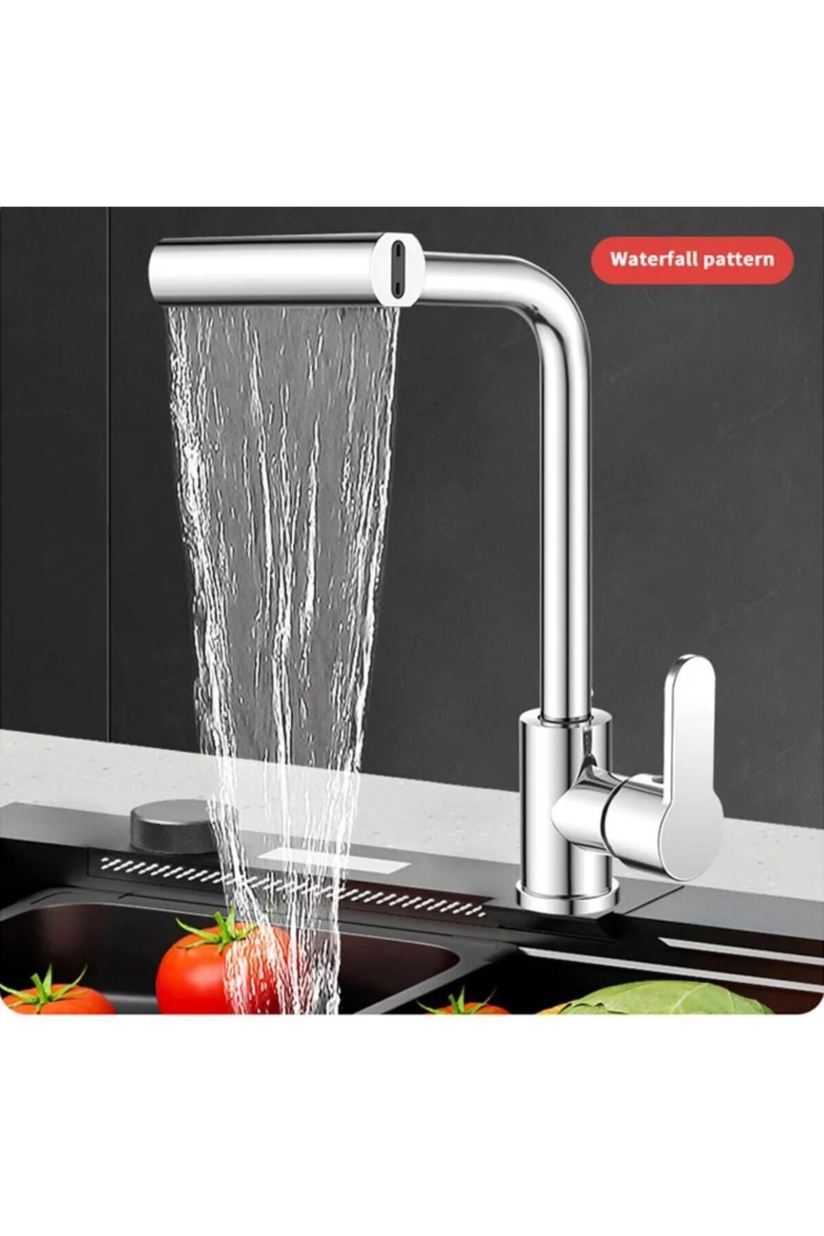 Boheme-Chrome Colored Fleko 4 Function Spiral Sink Faucet 4