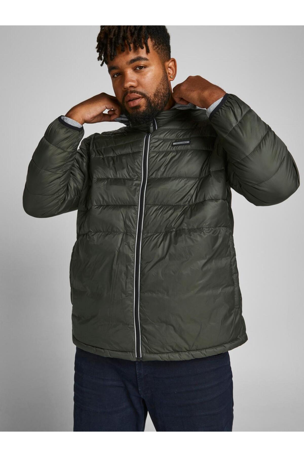 کاپشن مردانه خاکی جک اند جونز | 2KEMNBS31371HAK اورجینال - تصویر 6