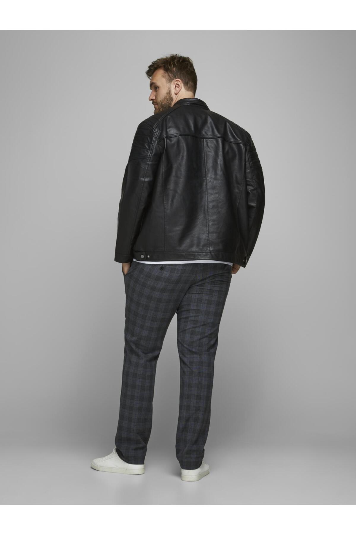 کاپشن جک اند جونز مردانه پارچه مشکی  راسته Straight/استریج      | Jack & Jones 2KEMNBS33102SIY TR - تصویر 5