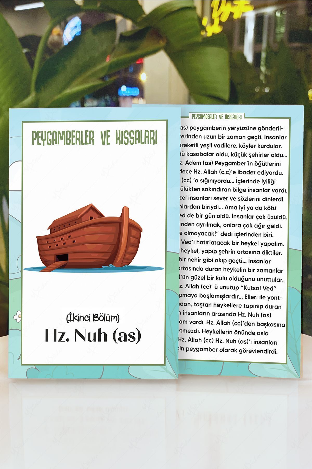 MSticker Peygamberler ve Kıssaları Eğitici Kutulu Standlı Öğretici Oyun Kartları Seti, Peygamberlerimiz fotoğrafı 2 (önizleme)