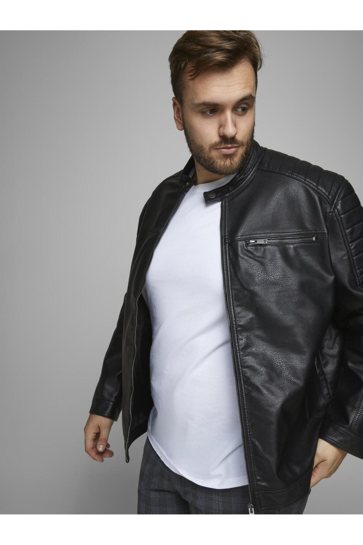 کاپشن جک اند جونز مردانه پارچه مشکی  راسته Straight/استریج      | Jack & Jones 2KEMNBS33102SIY TR - تصویر 7