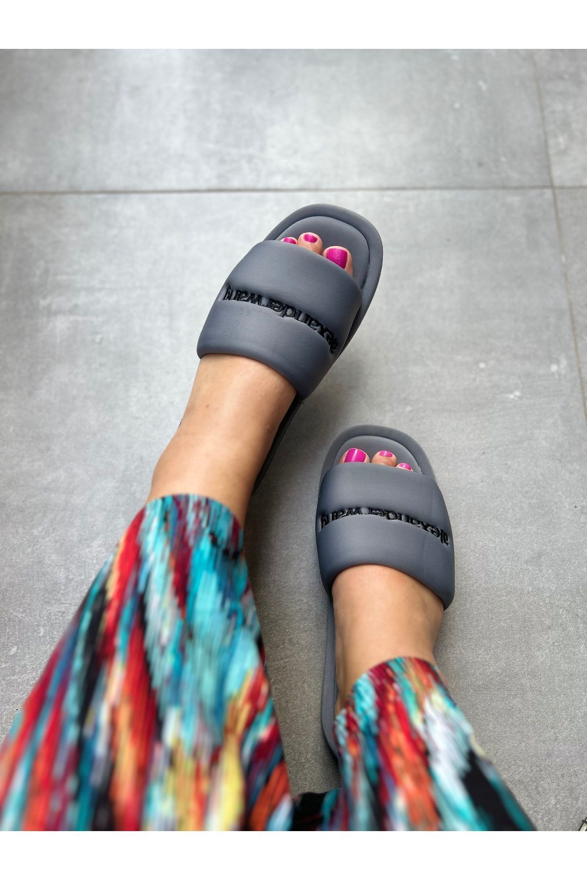 PAMİR-Alexander wang slippers 2