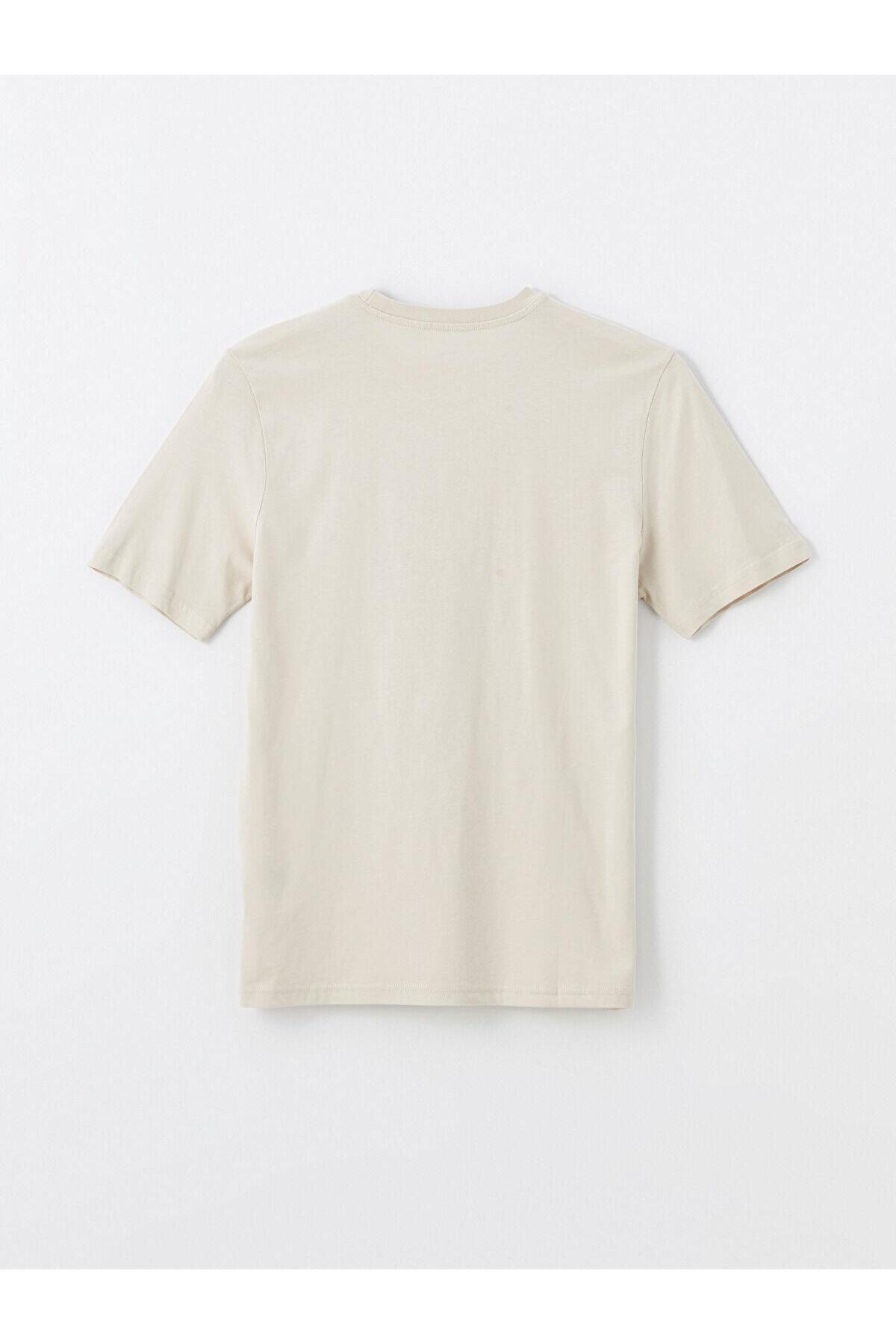 تیشرت مردانه بژ ال سی وایکیکی | S4GN26Z8 اورجینال - تصویر 7