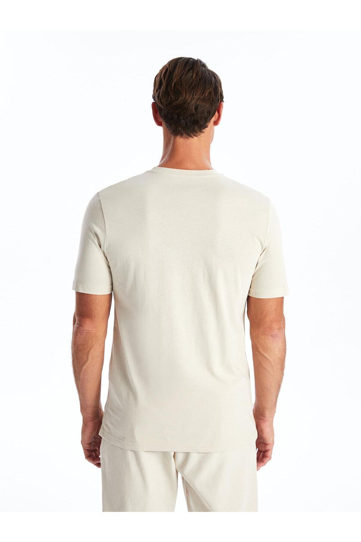 تیشرت مردانه بژ ال سی وایکیکی | S4GN26Z8 اورجینال - تصویر 5