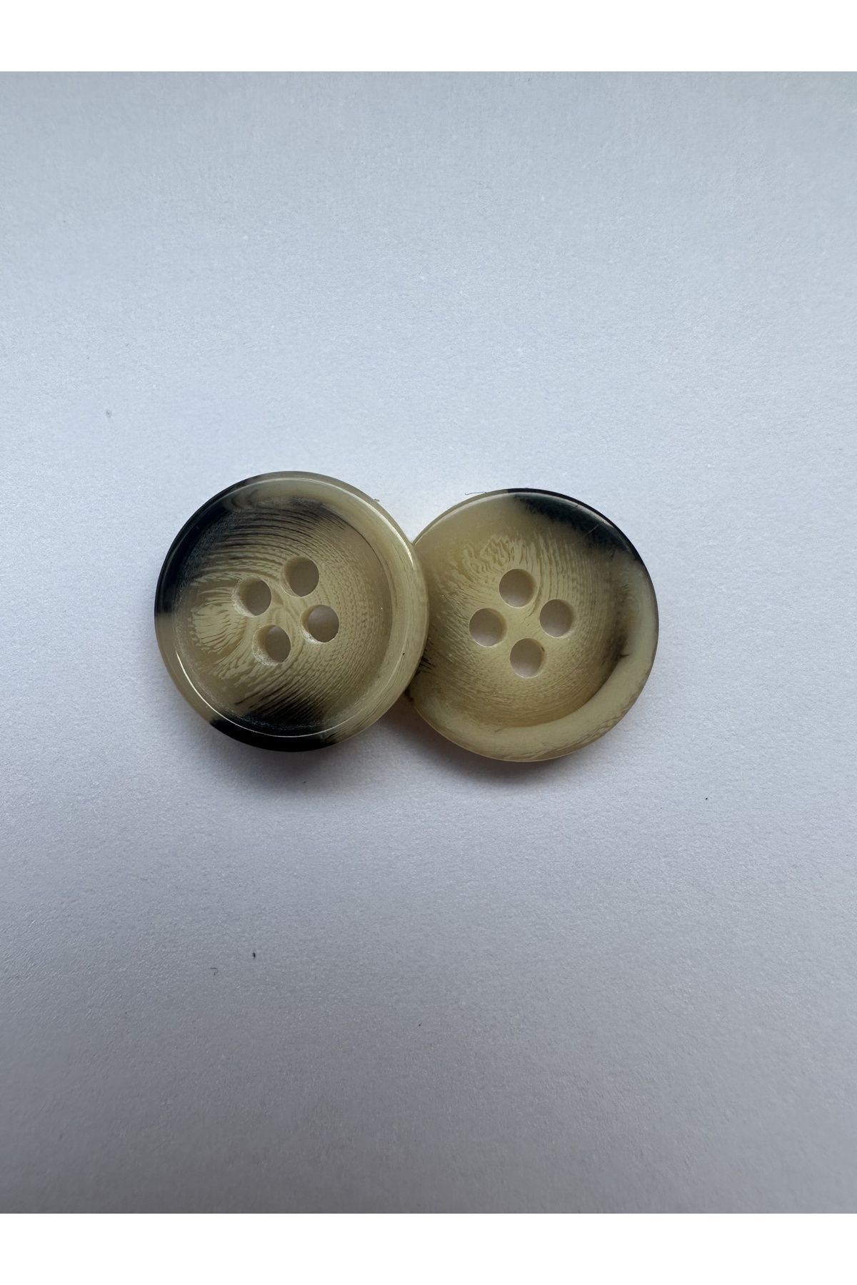 aensia-Camel Brown Black Marble Marble Pattern Design Button Plain Polyester Button 24 Size Button-10 Pack 4