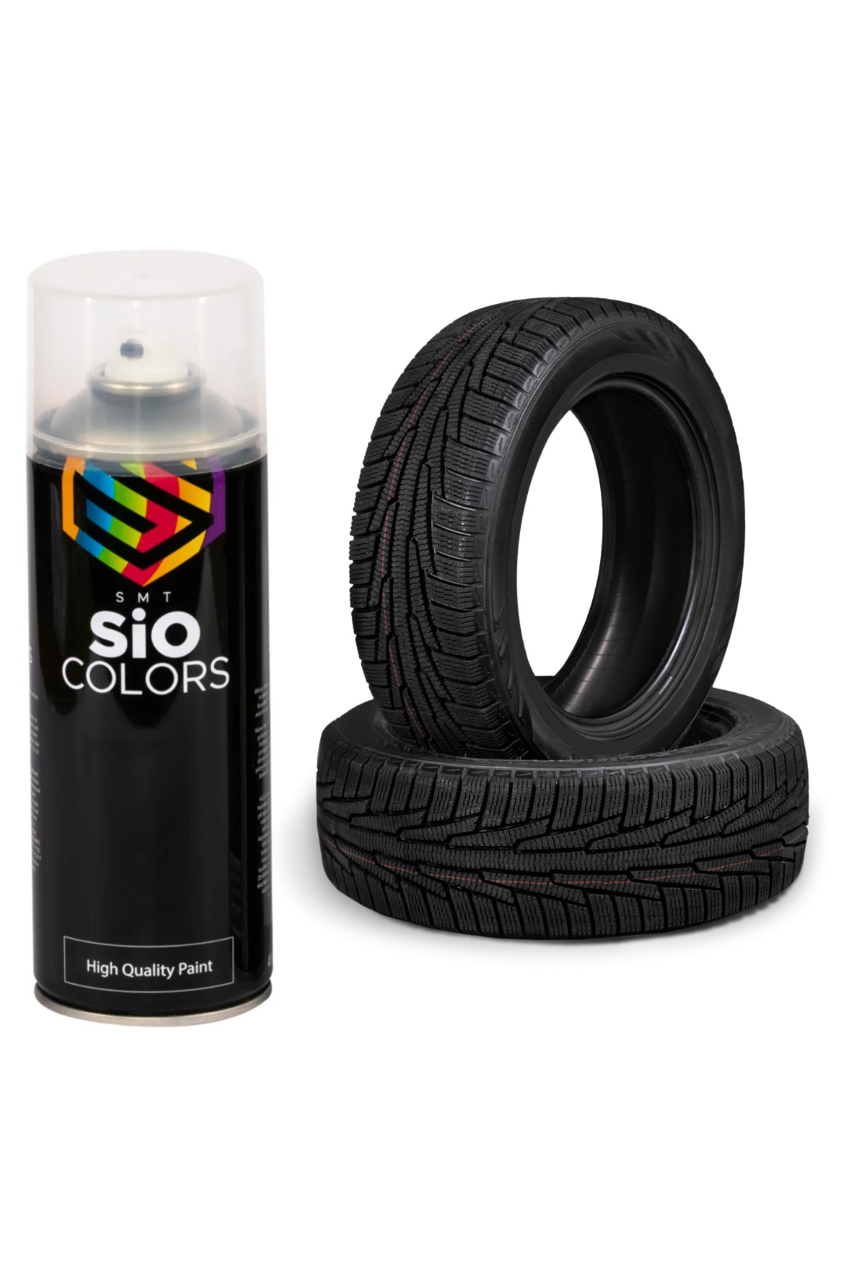sıocolors Özel Yapim Ekstra Koruyucu Araba-lastik Sprey Boya 400 ml