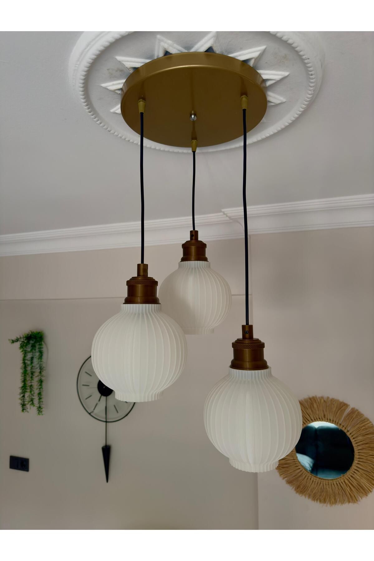 Bohemian 3-Piece Antique Pendant - 3-Piece Chandelier Modern Design Bedroom Living Room Dining Room