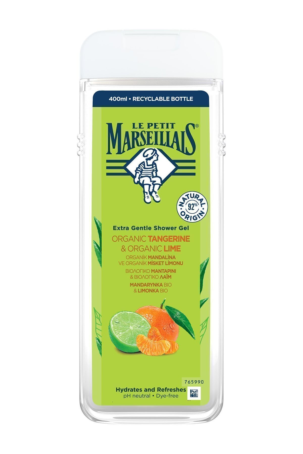 ژل دوش نارنگی و لیمو ترش 400 میلی لیتر Le Petit Marseillais