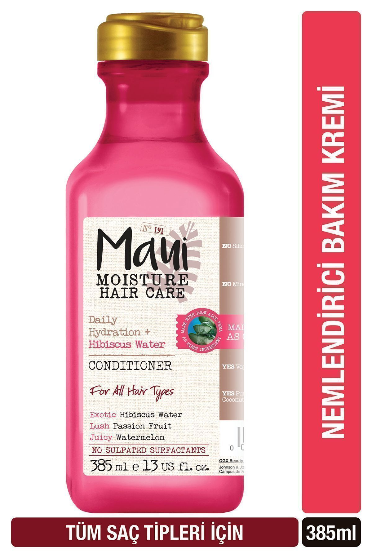 کرم مراقبت از موی مرطوب کننده هیبیسکوس 385 میلی لیتر Maui