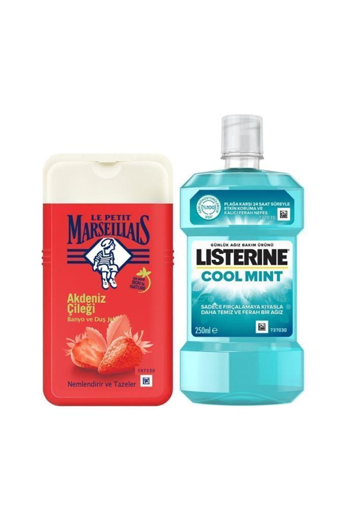 ژل دوش توت فرنگی مدیترانه ای 250 میلی لیتری Listerine Cool Mint Oral Care Water 250 ml Le Petit Marseillais