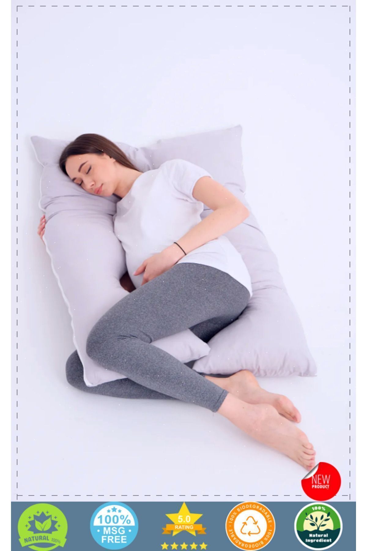 OMZ Hamile Yastığı Ortopedik Bel Destek Yastık Hamile Uyku Yastıgi Hamile Yastıgi Hamile Destek Yastigi fotoğrafı 3 (önizleme)