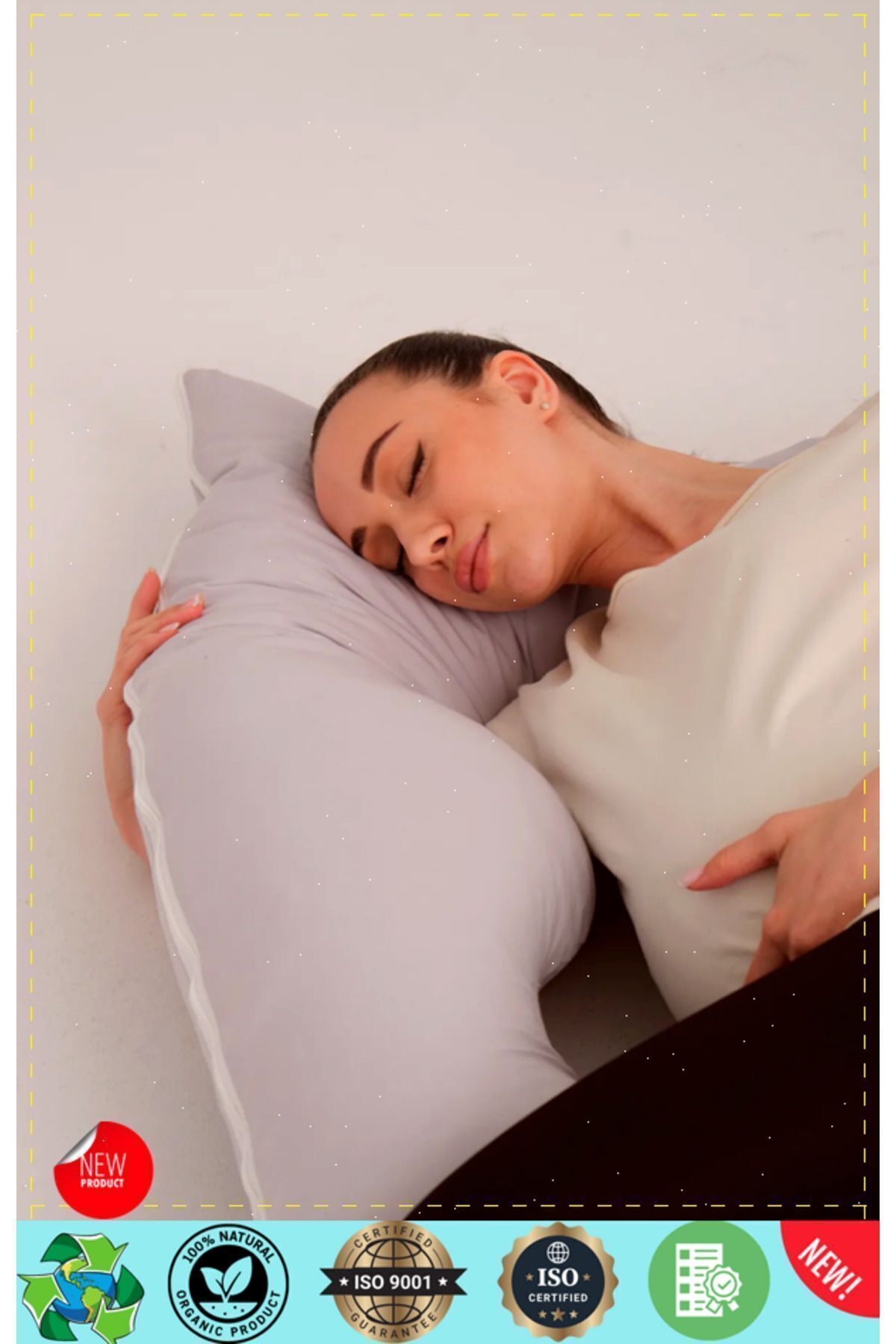 OMZ Hamile Yastığı Hamile Uyku Yastığı Hamile Oturma Destek Minderi Hamile Uyku Yastıgi Hamile Yastıgi fotoğrafı 5 (önizleme)