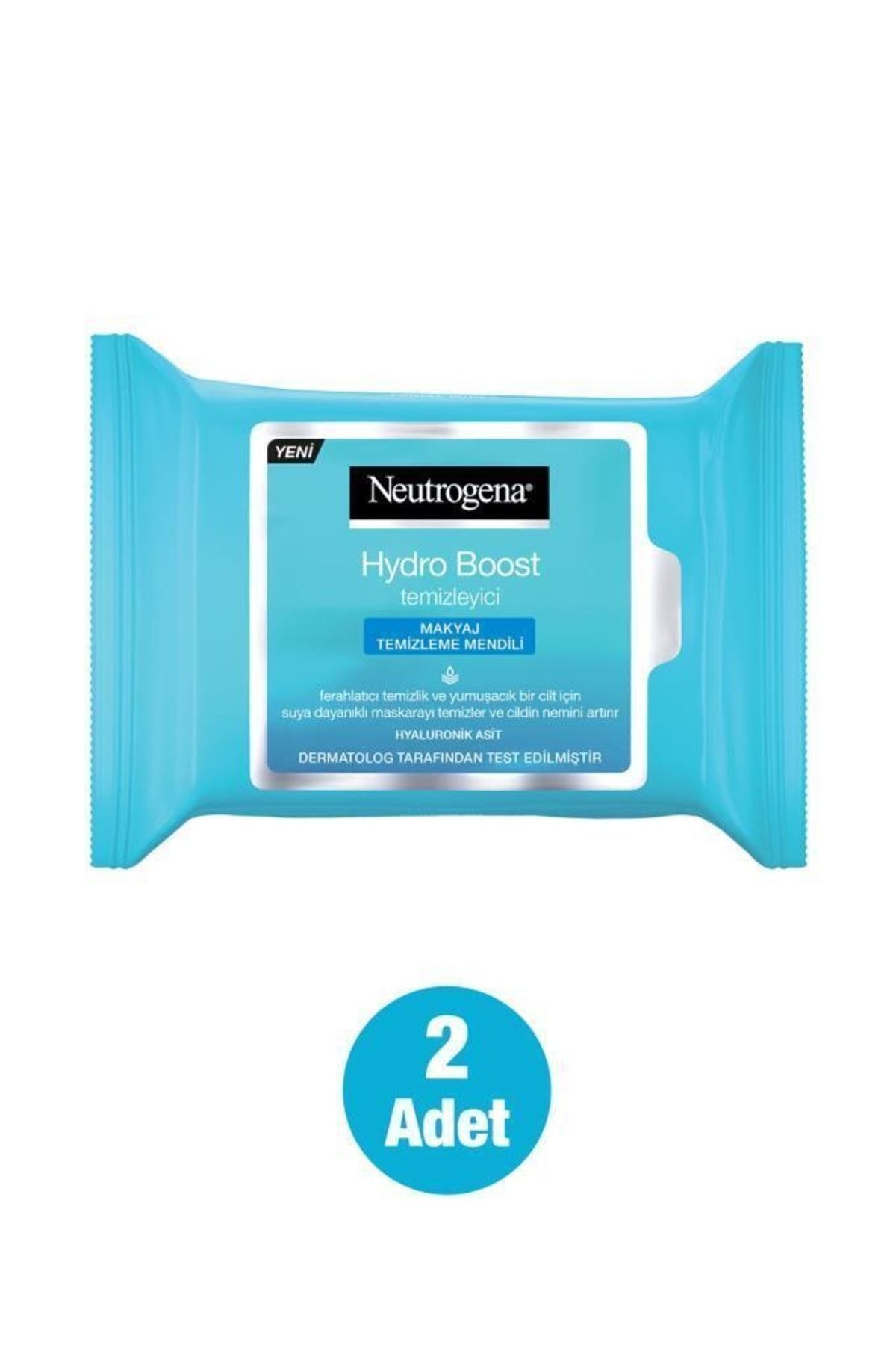 دستمال مرطوب پاک کننده آرایش Hydro Boost x 2 عدد Neutrogena
