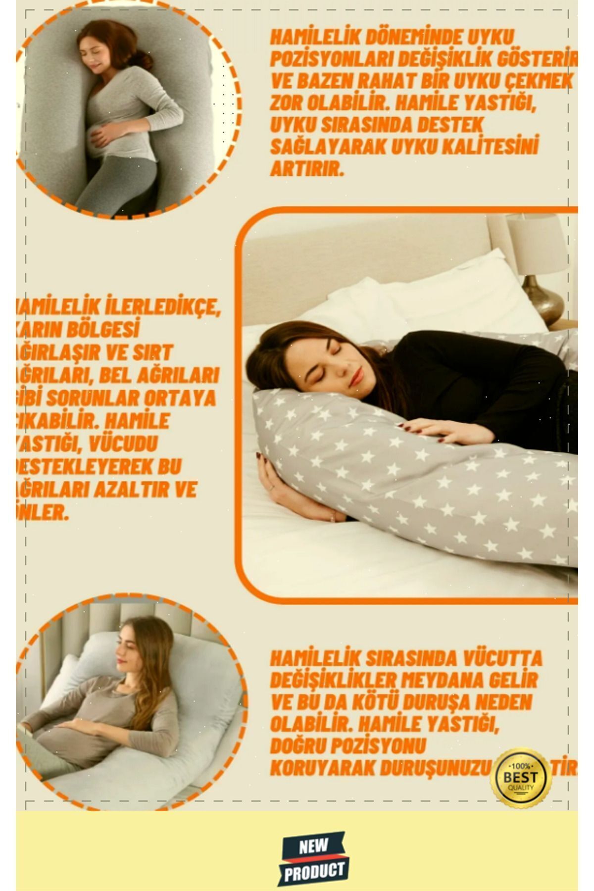 OMZ Hamile Yastığı Büyük Şekilli Vücut Yastığı fotoğrafı 2 (önizleme)