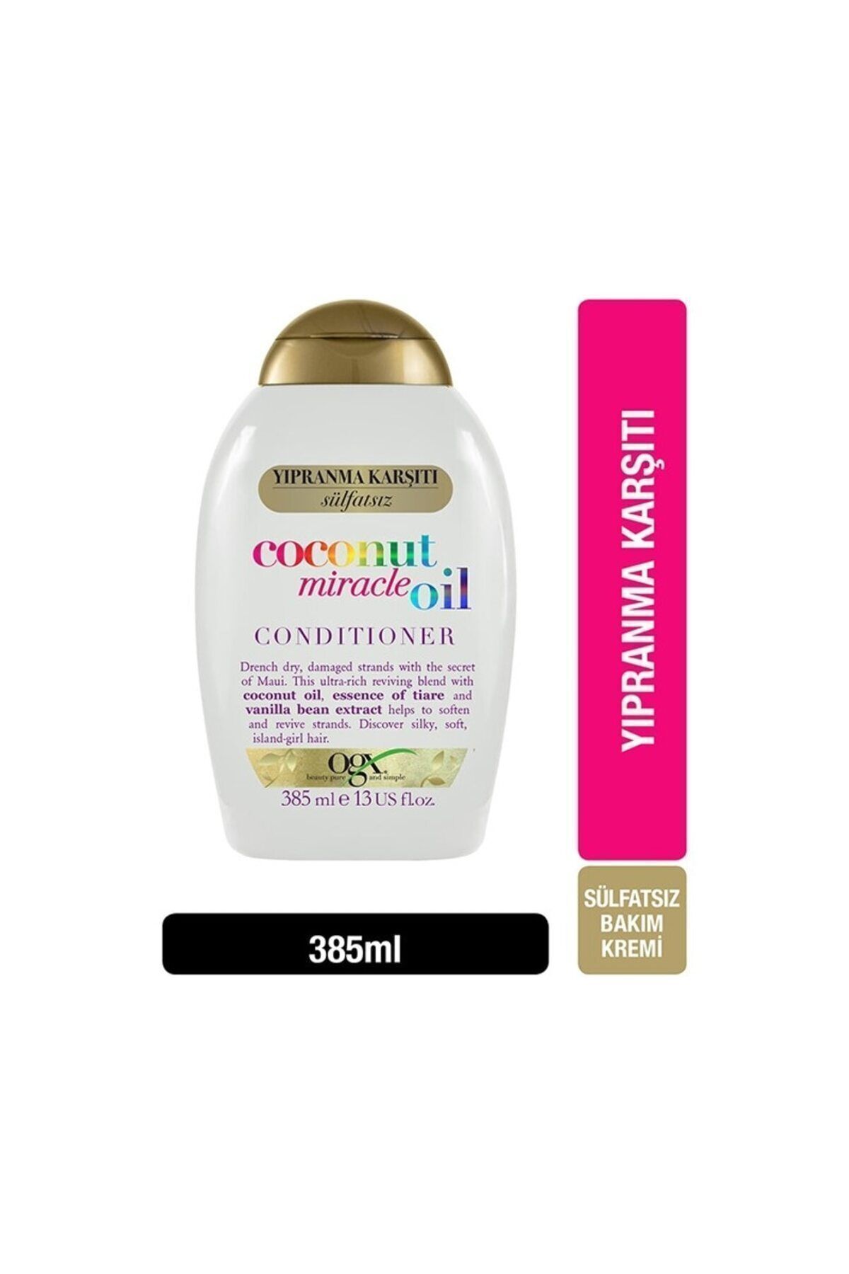 کرم مراقبت از روغن معجزه نارگیل ضد سایش 385 میلی لیتر OGX