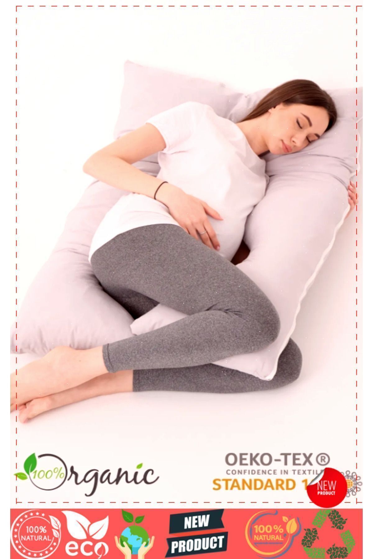 OMZ Ortopedik Hamile Destek Yastığı Hamile Uyku Yastıgi Hamile Yastıgi Hamile Destek Yastigi fotoğrafı 3 (önizleme)