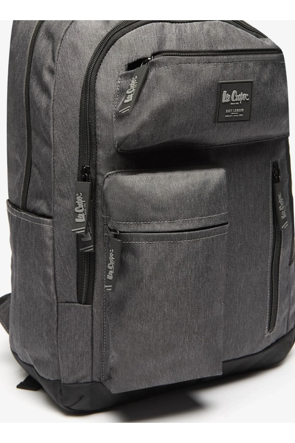 Lee Cooper-حقيبة ظهر متينة بأحزمة قابلة للتعديل وإغلاق بسحاب - 32x15x47 سم 3
