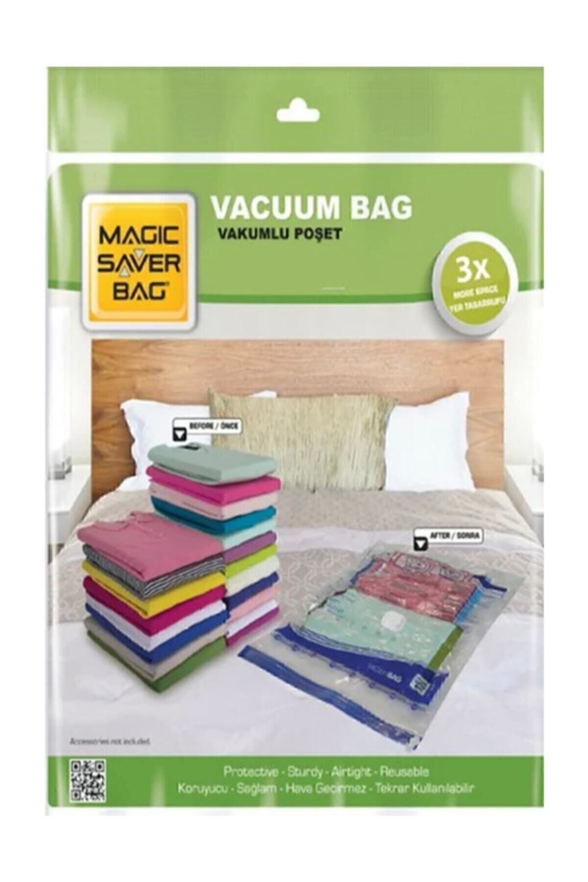 2-Pack Vacuum Bag Jumbo(73x130)cm