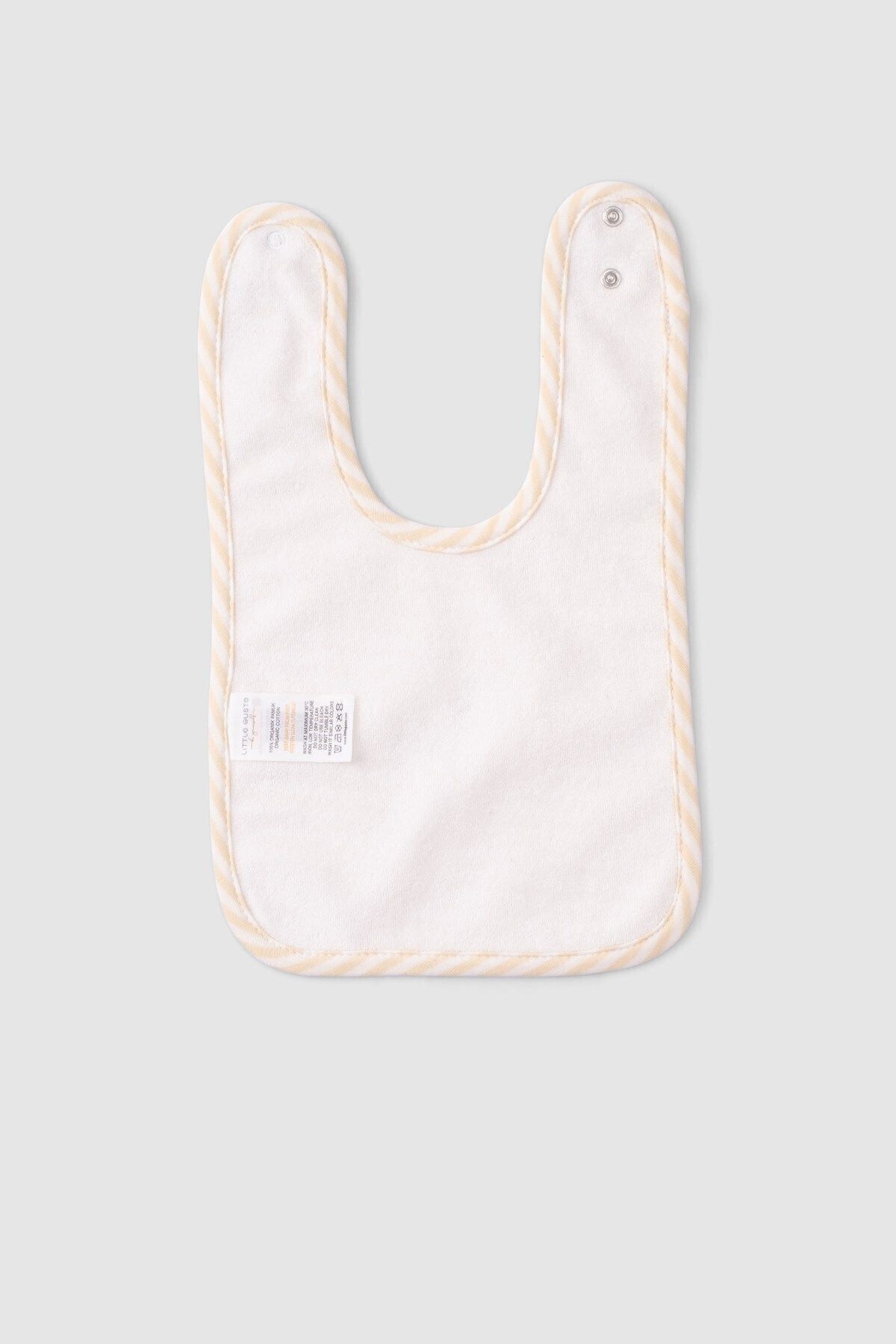 Little Gusto 3'lü Sıvı Geçirmez Organik Pamuk Mama Önlüğü Playtime fotoğrafı 7 (önizleme)