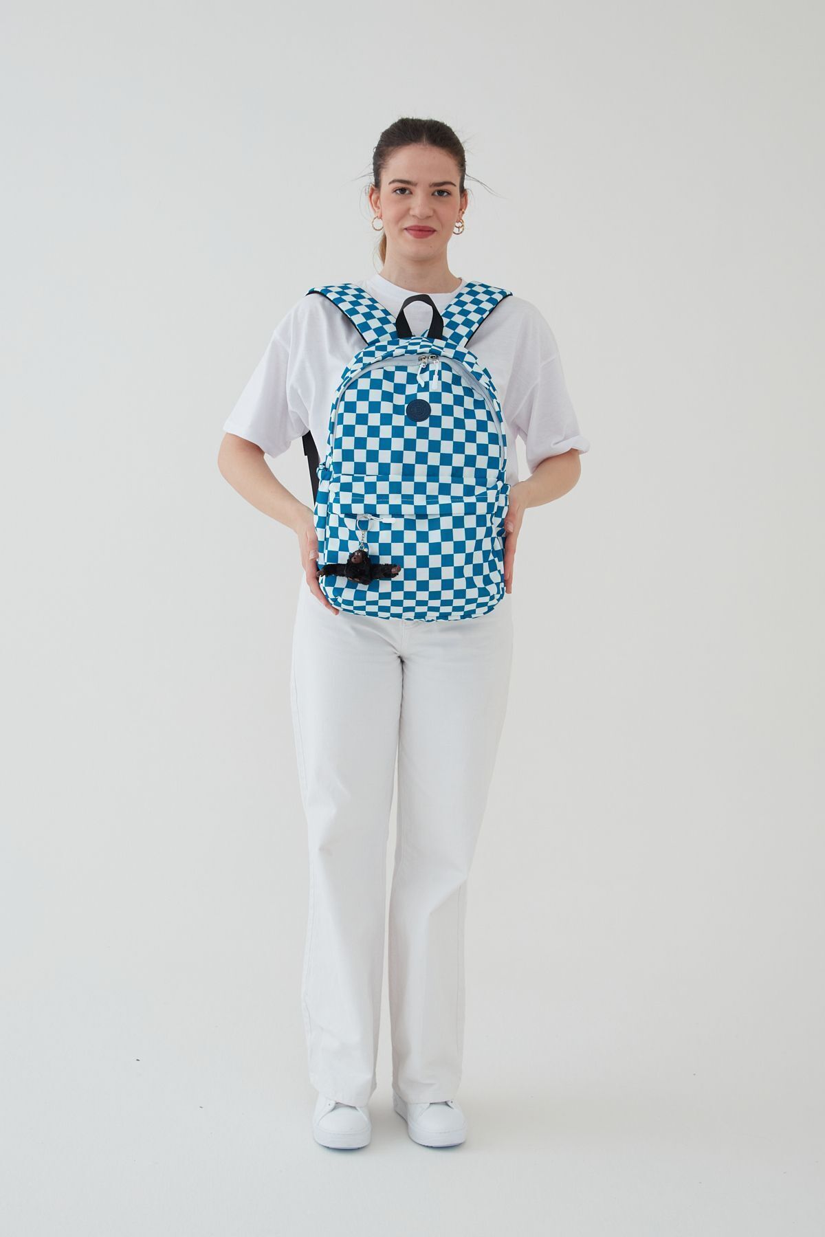 کوله پشتی زنانه سبز Rosso Collina | RC-Bergamo22 اورجینال - تصویر 8