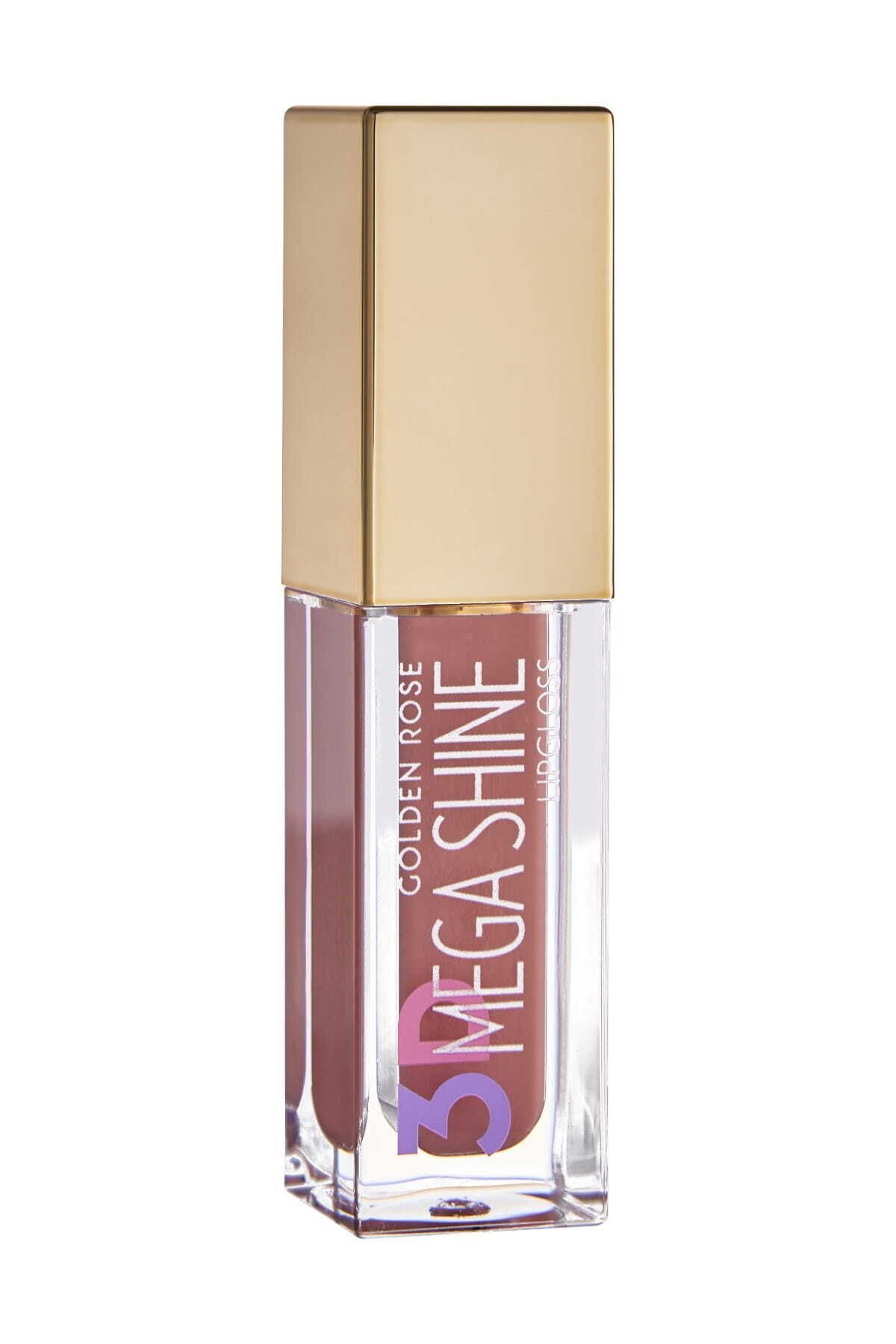 3d Mega Shine Lipgloss No: 104 - Lip Glass Colorful - 8691190494650 Golden Rose