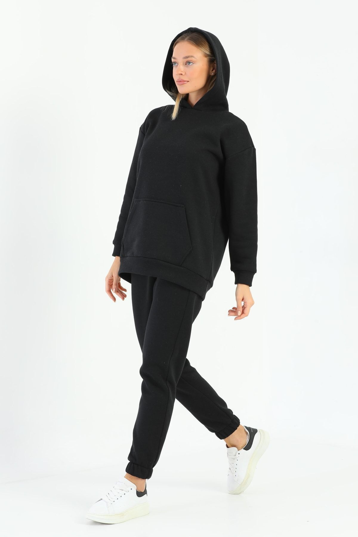 DaKa-Fleece Kangaroo Pocket 3 Thread Tracksuit Set 4