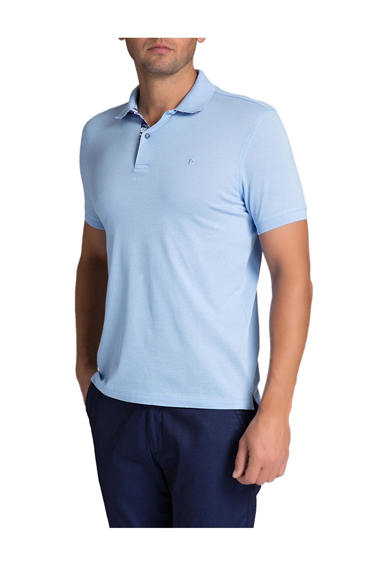 تیشرت یقه پلو مردانه راسته آستین کوتاه | پیر کاردین Pierre Cardin 50144386 - تصویر 3