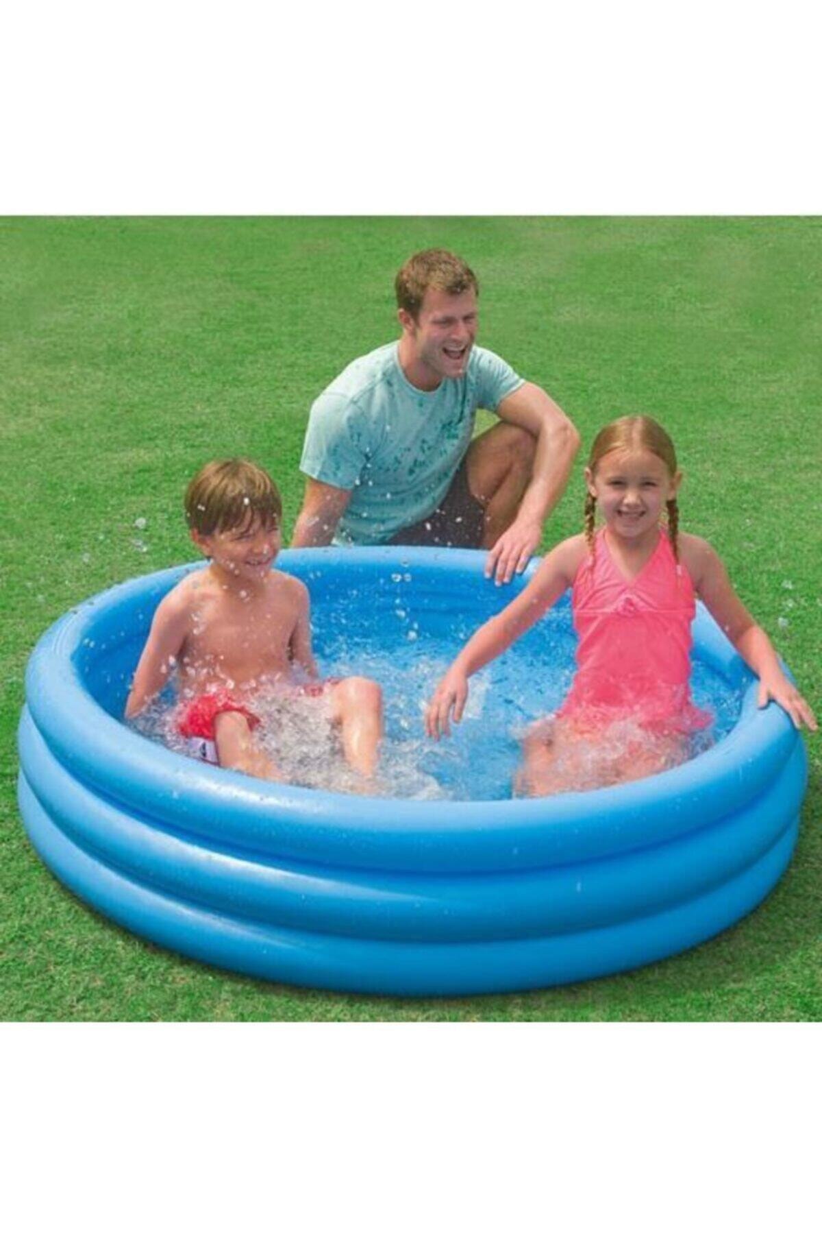Intex Kaydıraklı Oyun Seti 147x33 cm Havuz + 6 cm 100'lü Oyun Havuz Topu + Pompa fotoğrafı 2 (önizleme)