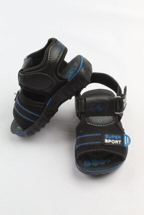 / Bebek Sandalet Siyah - Mavi 100144