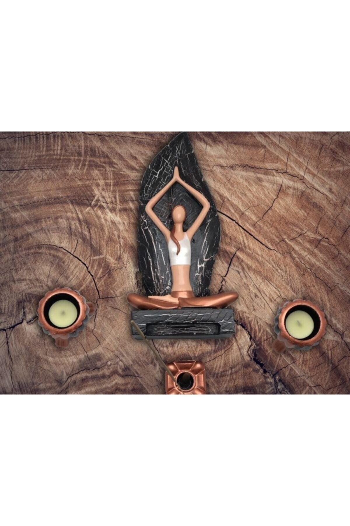 Yoga Yapan Kız Tütsülük Ve Mumluk 4