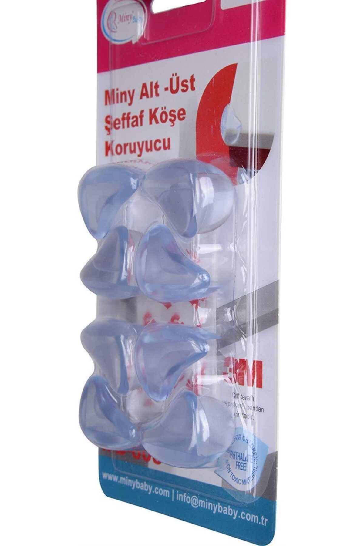 Miny Baby Miny Şeffaf Köşe Koruyucu - 8 'li fotoğrafı 2 (önizleme)