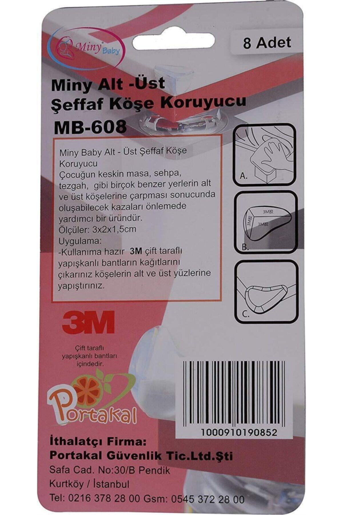 Miny Baby Miny Şeffaf Köşe Koruyucu - 8 'li fotoğrafı 5 (önizleme)