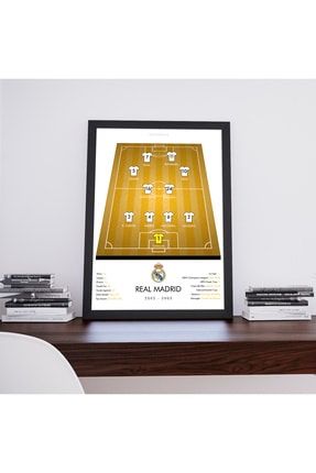 Real Madrid 02/03 Sezonu Poster Tablo, La Liga, Dijital Tasarım Tablo KYNCKREALMD