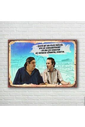 Erdal Tosun Organize Işler Retro Ahşap Poster ERDLRP4
