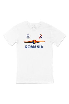 Romanya Tokyo 2020 Olimpiyatları Tişört 203222