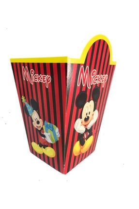 Mickey Mause Mısır Cips Popcorn Kutusu 8 Adet DNZ 2462