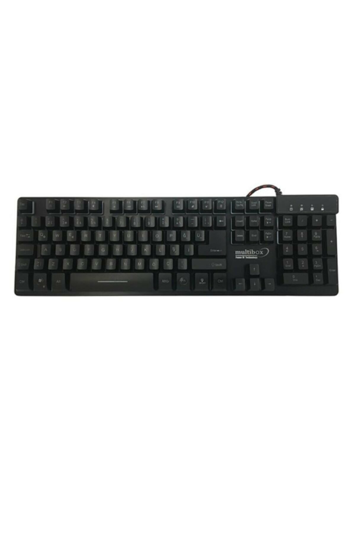 multibox Mb-kyb01 Aydınlatmalı Mekanik Hisli Oyuncu Gaming Klavye