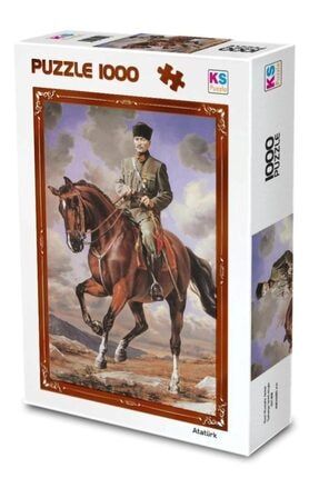 Atatürk Sakarya İsimli Atıyla 1000 Parça Puzzle 11131 PUZZLE-11131