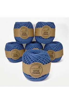 Cotton Premium Kobalt Mavi Renkli Pamuk Ip - 100gr - 85mt CPM_OI_MVR
