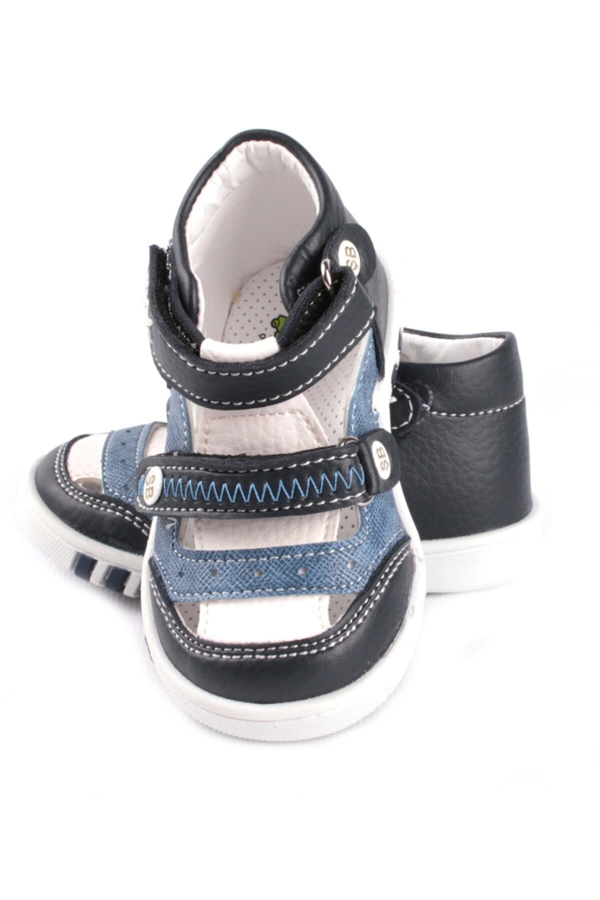 Erkek Bebek Mavi İlkadım Ortopedik Ayakkabı