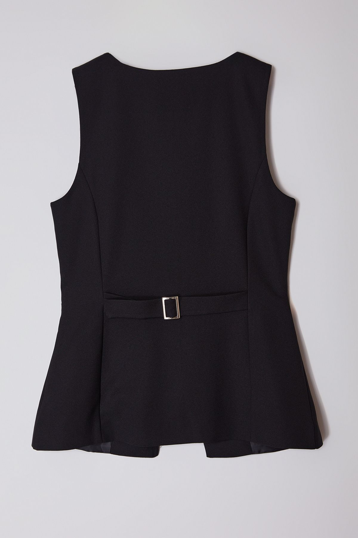 Trendyol Collection-Schwarze gewebte Weste mit Rundhalsausschnitt - TWOAW25YE00074 7