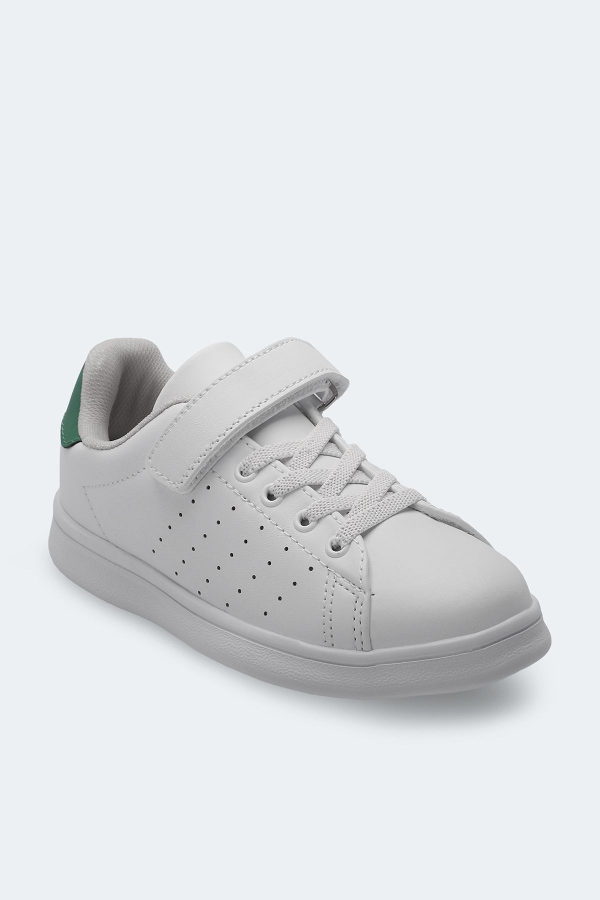 TRENDYOL SHOES-Białe, pojedyncze, kontrastowe, duże, chłopięce trampki Takaw25Sn00039 4