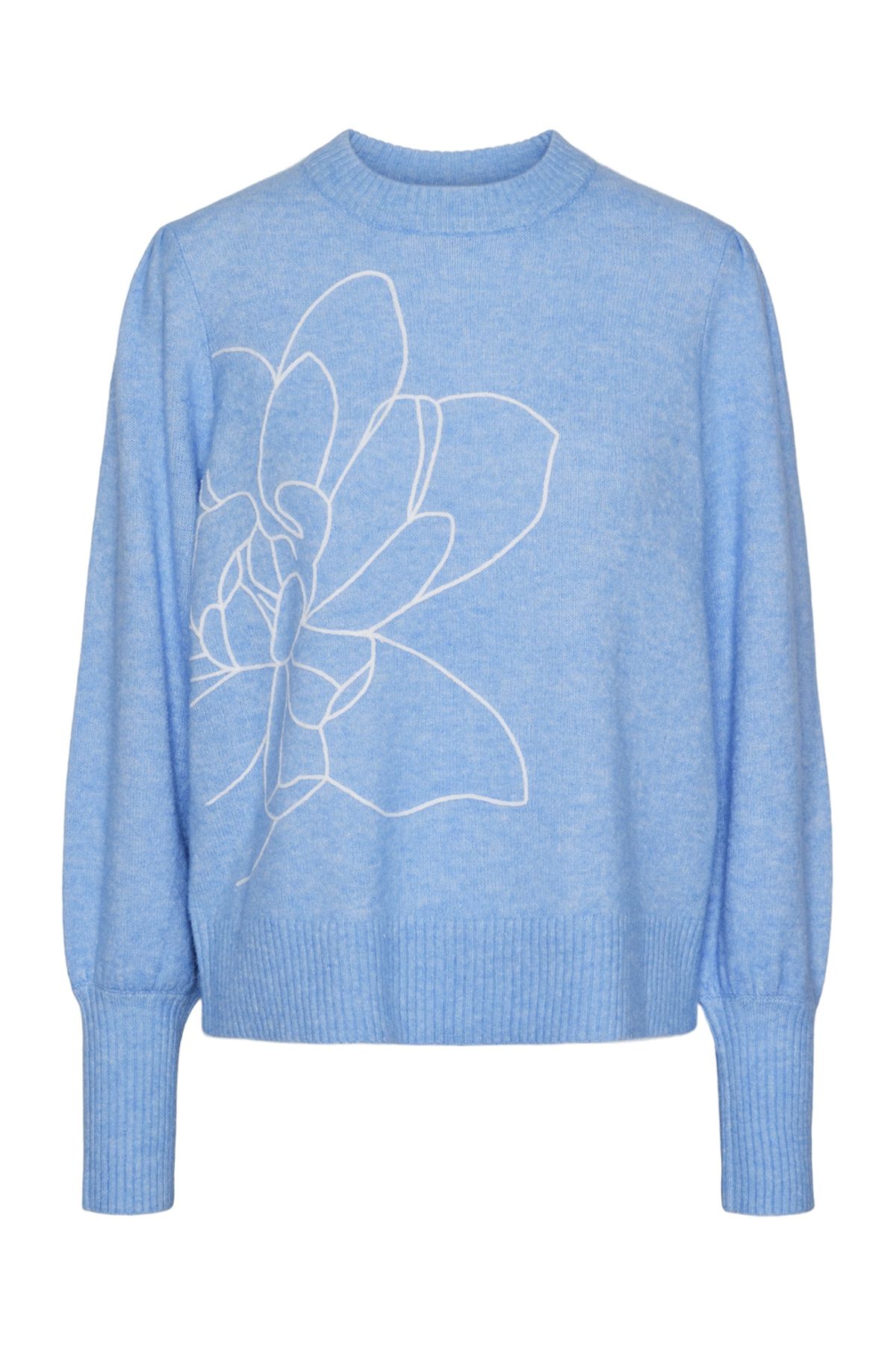 YAS. Sweter Z Dzianiny Pre52/pc21/nyl12/wp6/wo6 Bluza Damska Kobieta - L