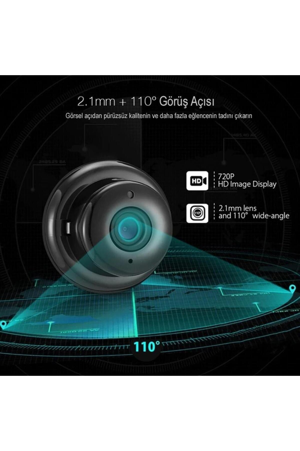 Powermaster Pm-4792 V380 Gece Görüşlü Mikrofonlu 1080p Mini Wifi Ip Kamera fotoğrafı 3 (önizleme)