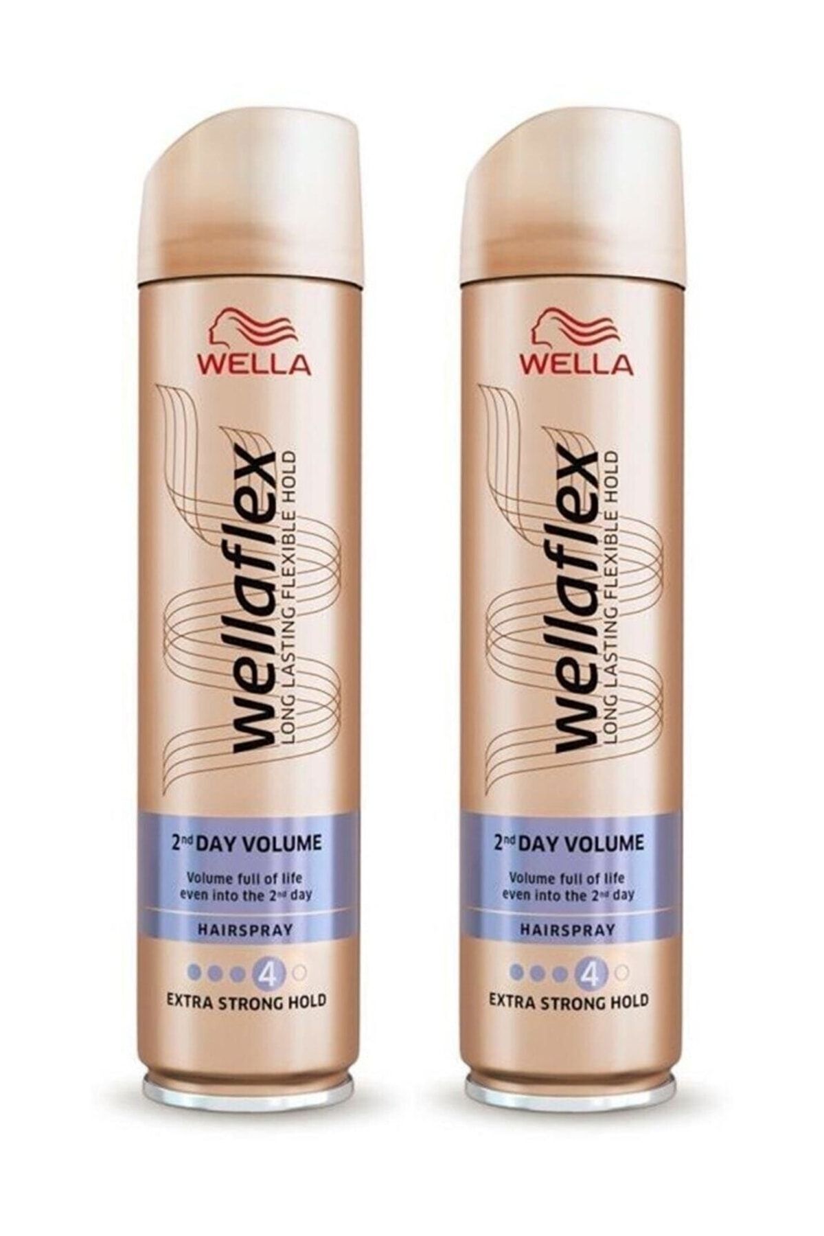 اسپری مو 2 روزه Extra Strong Hold 250 ml 2 عدد wellaflex