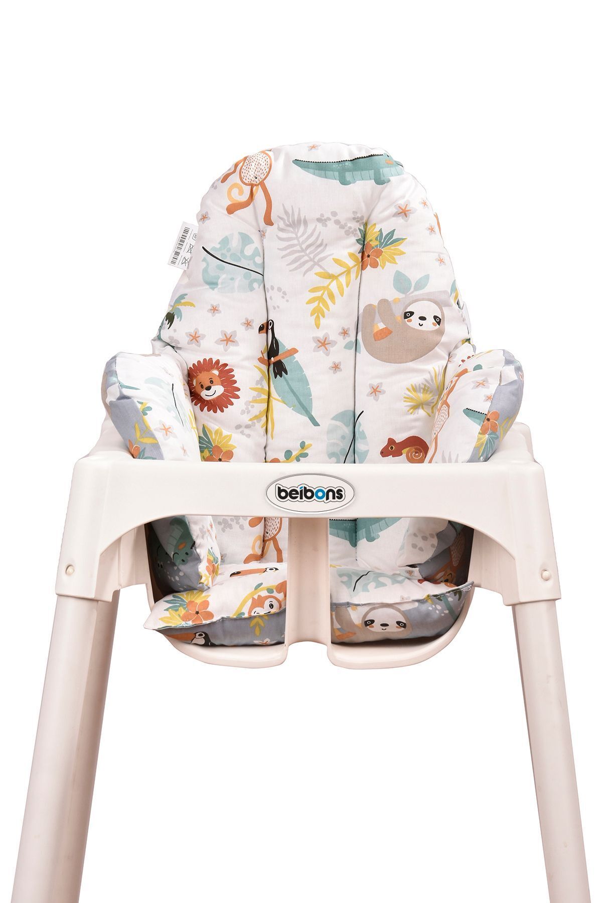 Beibons Çift Taraflı Bebek Mama Sandalyesi Minderi - Pamuklu Rahat Elyaf Dolgulu Mama Sandalyesi Yastığı fotoğrafı 2 (önizleme)